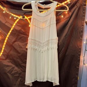 Janette Plus Cream Lace Dress